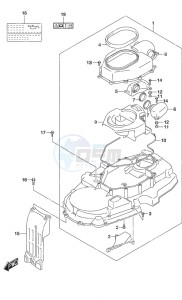 DF 350A drawing Ring Gear Cover