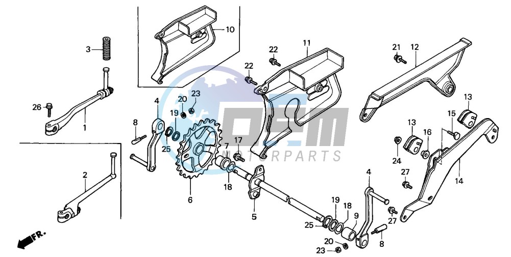 PEDAL/KICK STARTER ARM