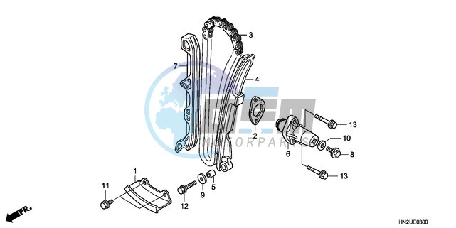 CAM CHAIN/TENSIONER