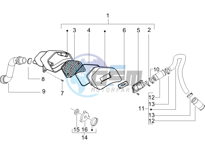 Secondairy air box