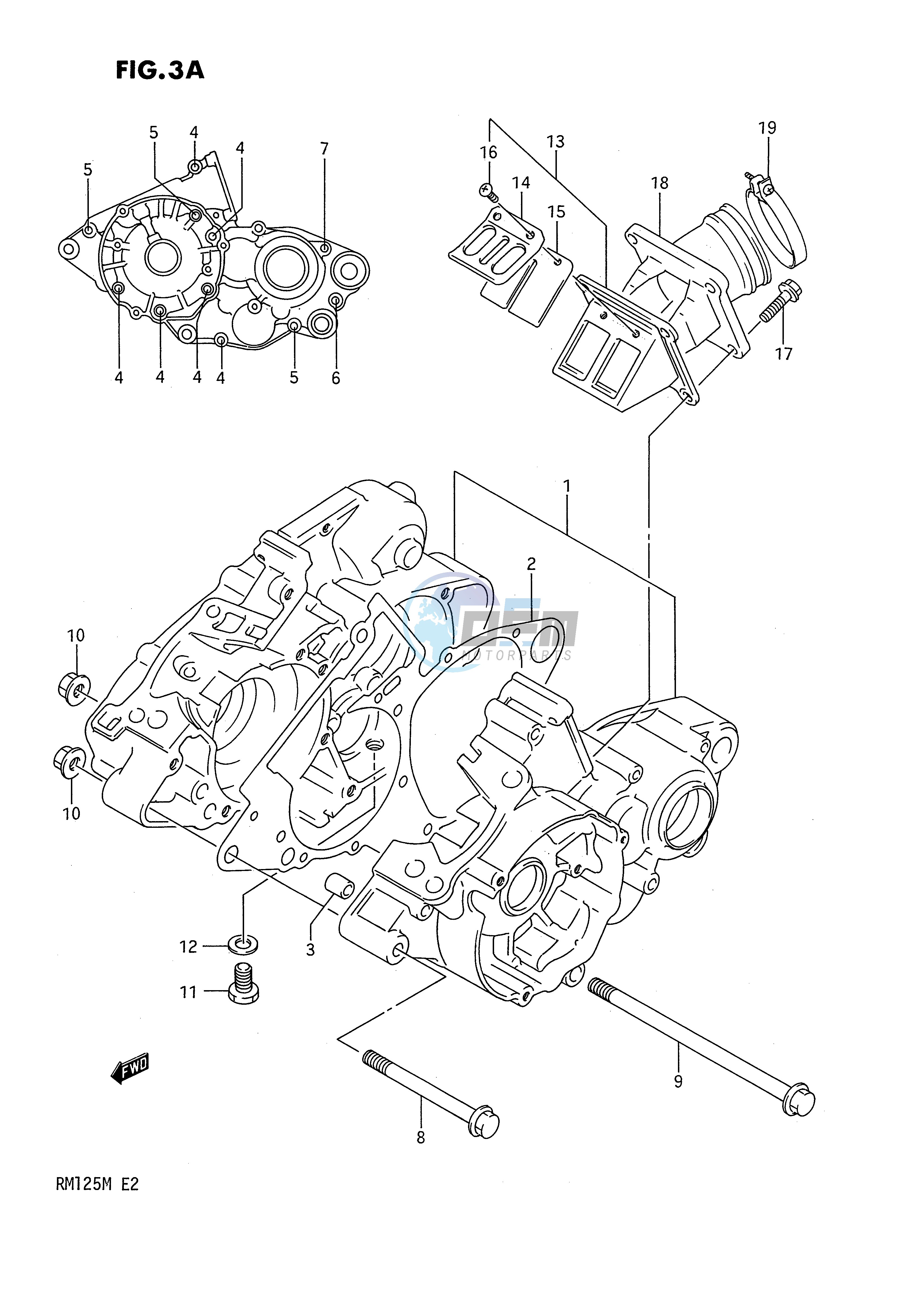 CRANKCASE (MODEL L M)