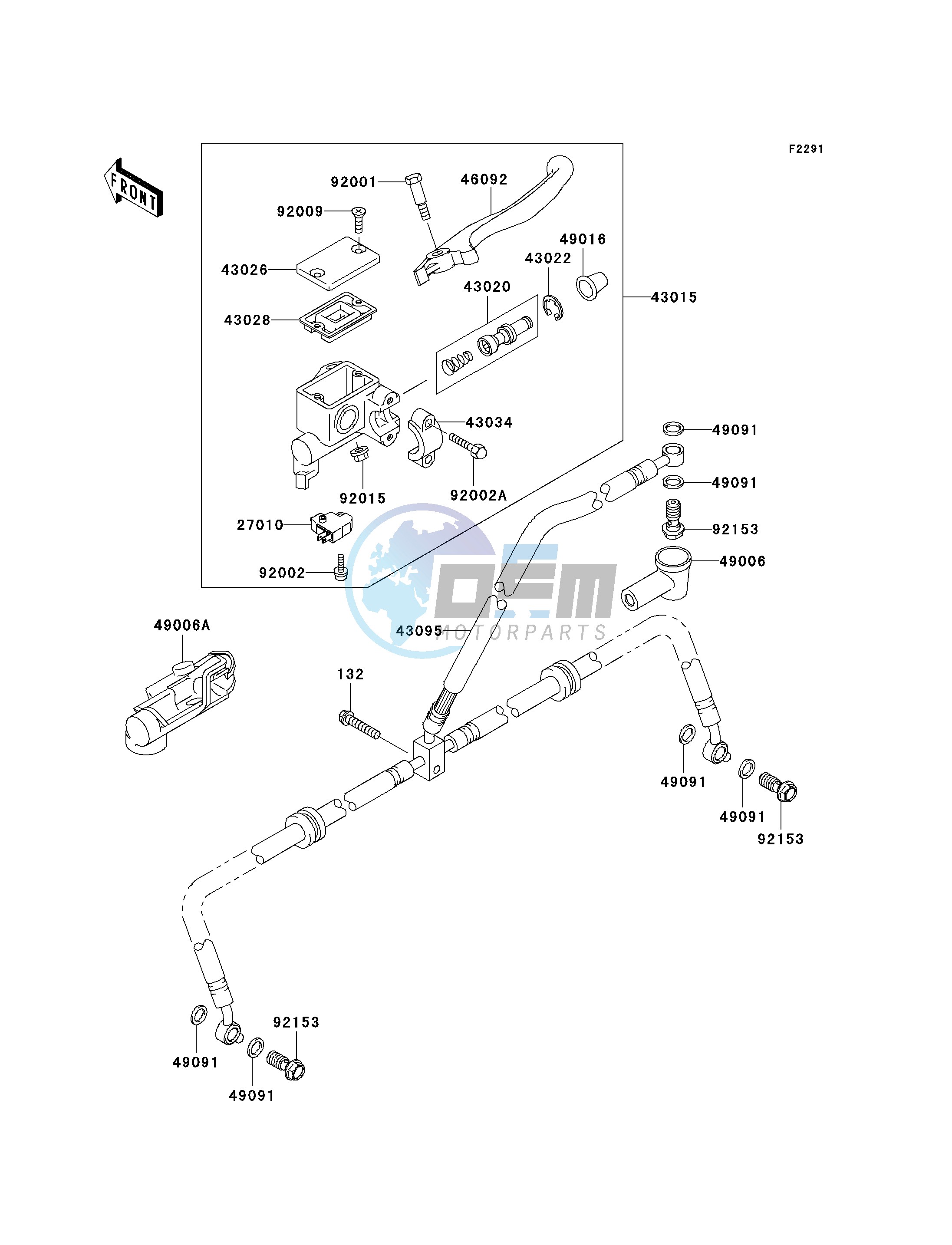 FRONT MASTER CYLINDER