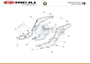 BYE-BIKE-25-KM-H-EURO4-HOLLAND-BLACK drawing PLASTICS - COVERS MIDDLE