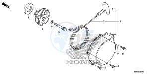 TRX500FA7G TRX500 Europe Direct - (ED) drawing RECOIL STARTER