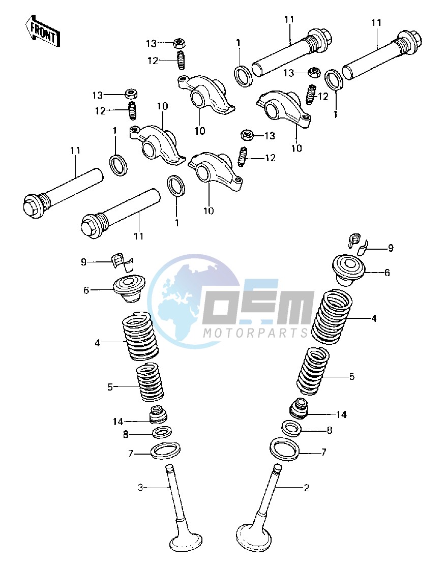 ROCKER ARMS_VALVES -- 80 B1- -