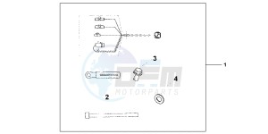 VFR1200FDD VFR1200F Dual Clutch UK - (E) drawing SUB HARNESS