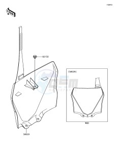 KX85 KX85CHF EU drawing Accessory