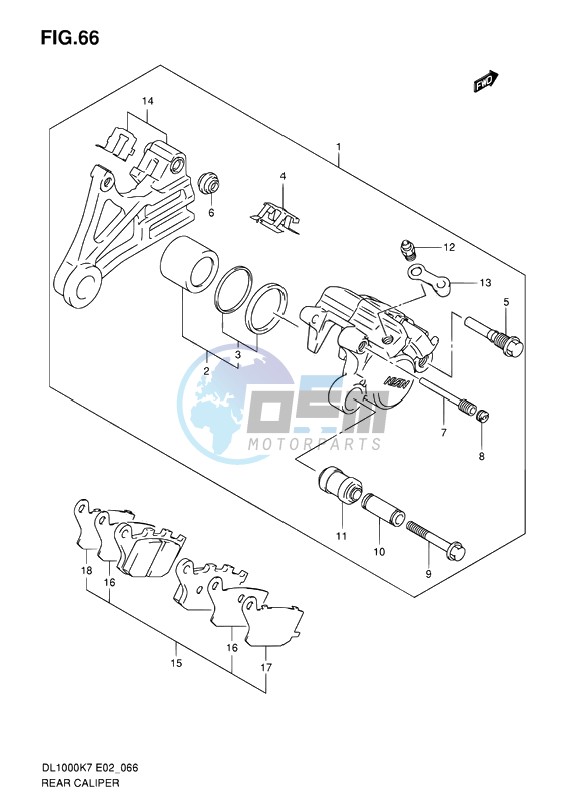 REAR CALIPER