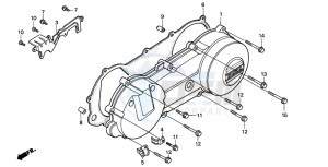 NH80MS drawing LEFT SIDE COVER