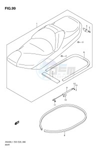 AN400 (E3-E28) Burgman drawing SEAT(AN400L1 E33)