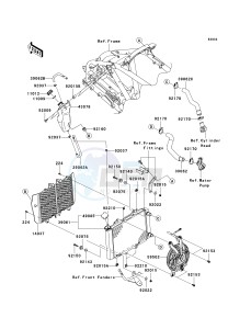 KSF 450 B [KFX450R MONSTER ENERGY] (B8F-B9FB) B9FB drawing RADIATOR