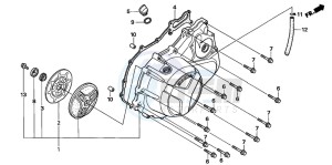 VTR1000F FIRE STORM drawing RIGHT CRANKCASE COVER