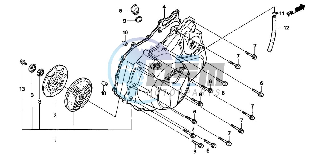 RIGHT CRANKCASE COVER