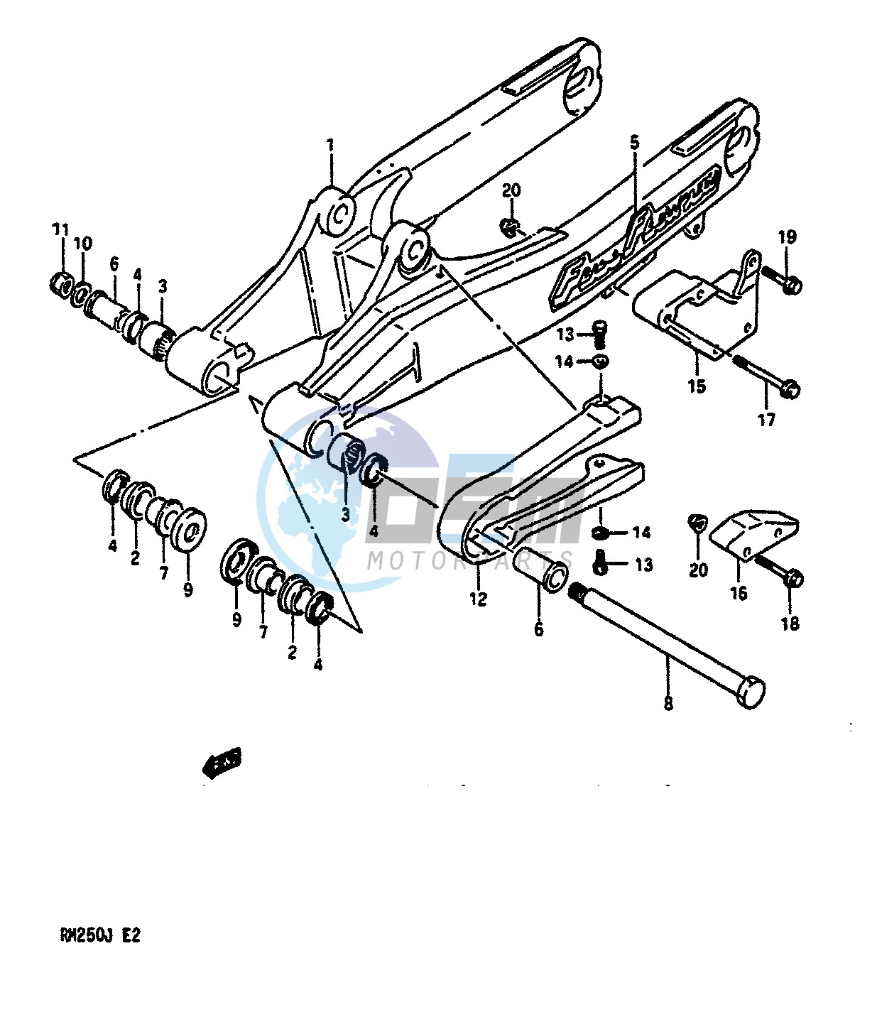 REAR SWINGING ARM