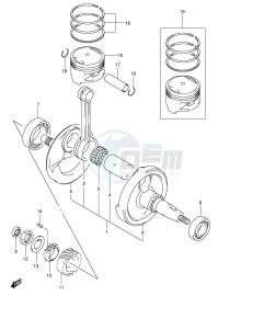 RV125 (E19) VanVan drawing CRANKSHAFT