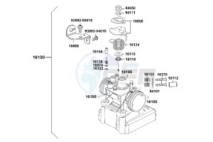 DOWNTOWN 125 I Italy drawing Throttle Body Assy