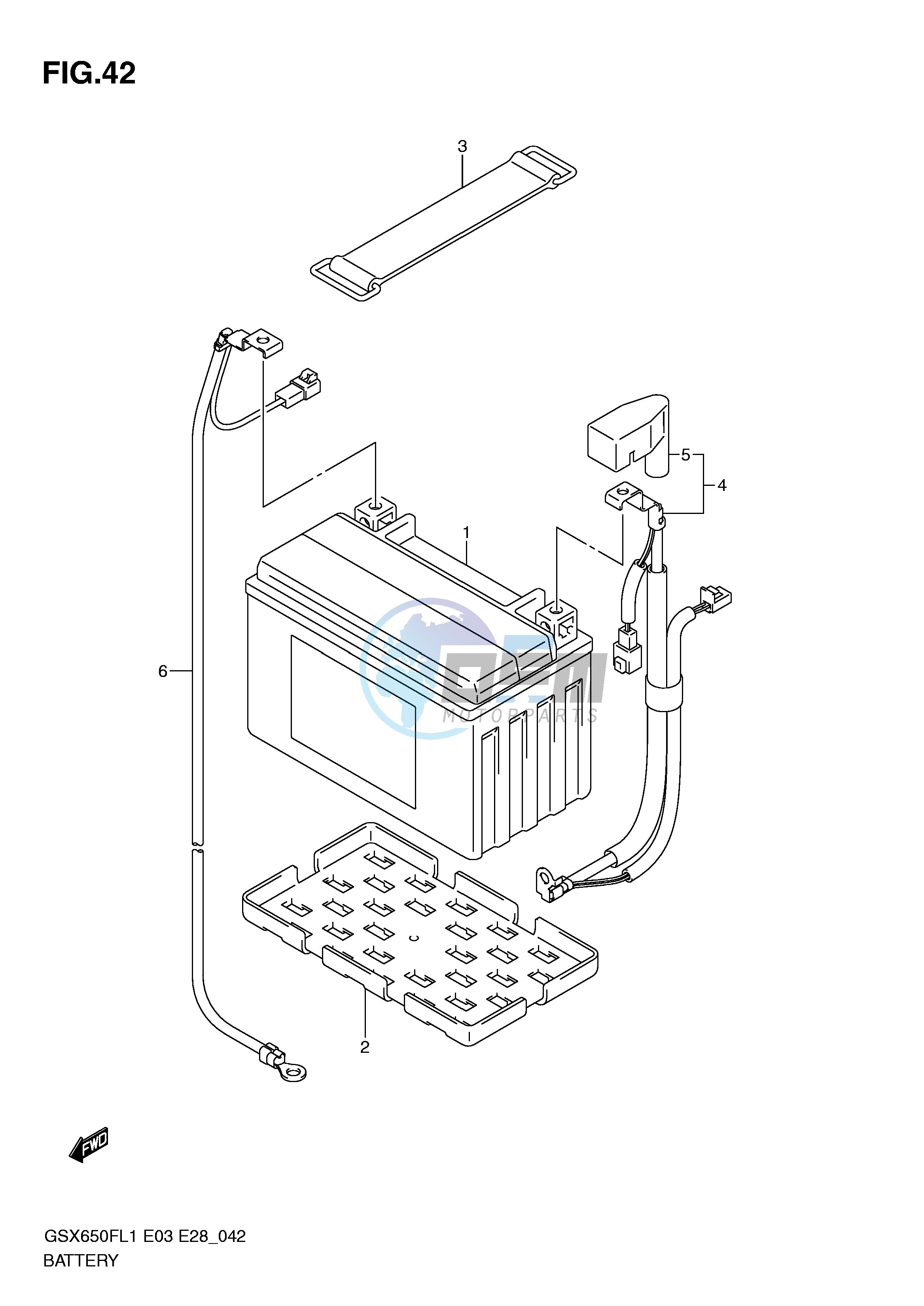 BATTERY (GSX650FAL1 E28)