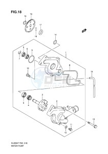 DL 650 V-STROM EU-UK drawing WATER PUMP