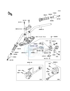 ER-6f EX650A7F GB XX (EU ME A(FRICA) drawing Handlebar