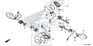 CB500F Europe Direct - (ED) drawing WINKER