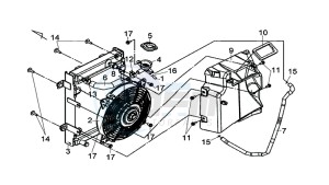 MAXSYM 600 I ABS EXECUTIVE (LX60A3-EU) (E4) (L7-M0) drawing RADIATOR