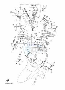 FJR1300D-AS FJR1300AS (B959) drawing FRONT MASTER CYLINDER