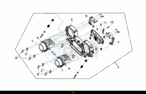 CRUISYM a 250 (LV25W2-EU) (M0) drawing HEAD LIGHT