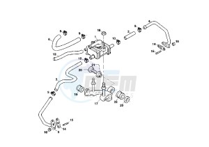 V RAPTOR 1000 drawing SECONDARY AIR SYSTEM