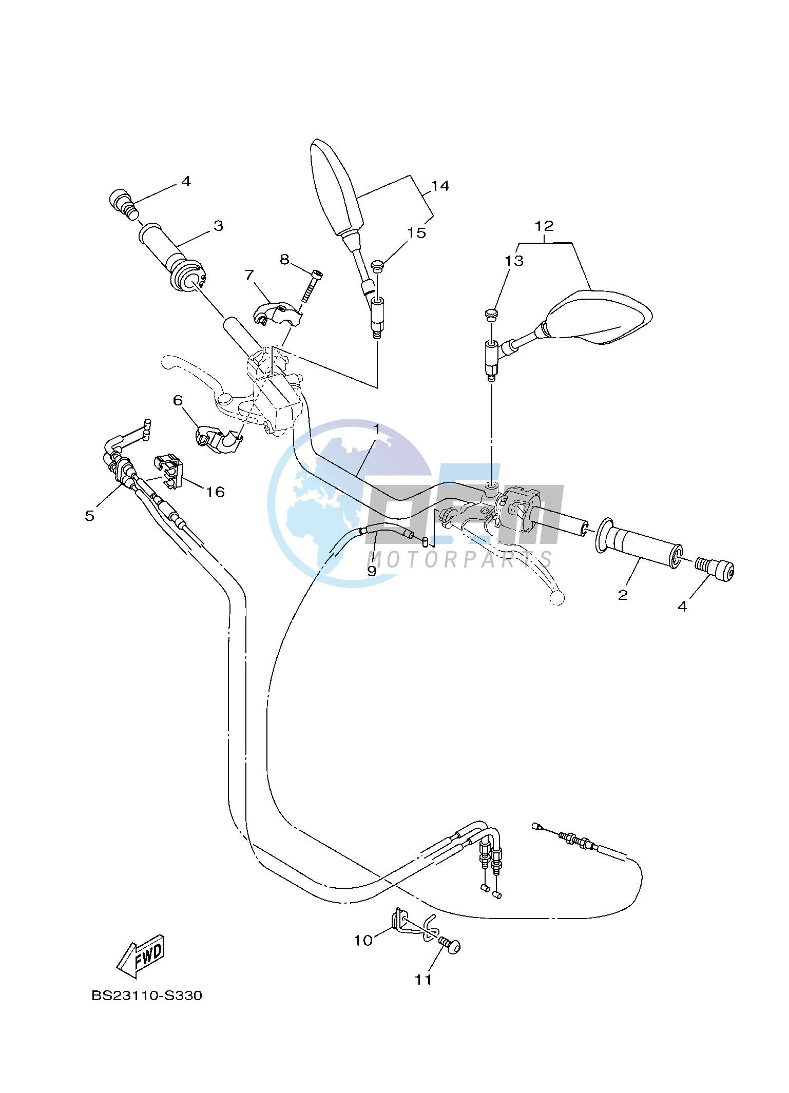 STEERING HANDLE & CABLE