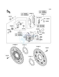 ER-6f ABS EX650DBF GB XX (EU ME A(FRICA) drawing Front Brake