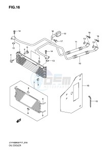 LT-F400 (P17) drawing OIL COOLER