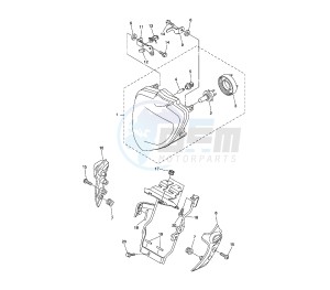 FZ6 S2 600 drawing HEADLIGHT