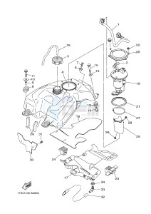 YFM700R YFM700RF RAPTOR 700R (2LS3) drawing FUEL TANK