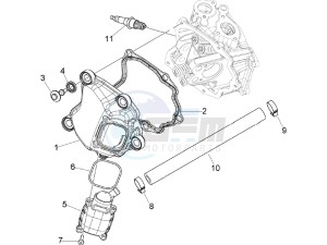 Beverly 250 ie e3 drawing Cylinder head cover