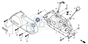 VT750C drawing RIGHT CRANKCASE COVER