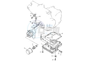 YZF R THUNDER CAT 600 drawing OIL CLEANER