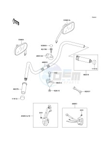 VN 1500 E [VULCAN 1500 CLASSIC] (E2-E6) [VULCAN 1500 CLASSIC] drawing HANDLEBAR