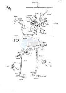 ZN 1300 A [VOYAGER] (A5-A6) [VOYAGER] drawing FRONT MASTER CYLINDER