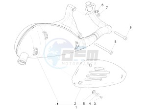 Primavera 50 4T-2V 25 kmh (EMEA) drawing Silencer