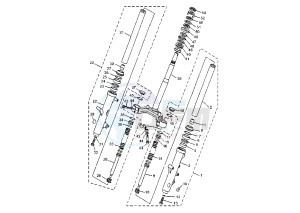 YP E MAJESTY 125 drawing FRONT FORK