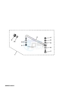 F70AET drawing STEERING-ATTACHMENT