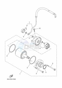 XSR700 MTM690D (BJX2) drawing STARTING MOTOR