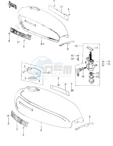 KZ 200 A (A1-A2) drawing FUEL TANK