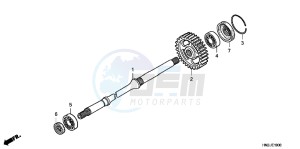 TRX500FPAD TRX500FPA ED drawing FINAL SHAFT