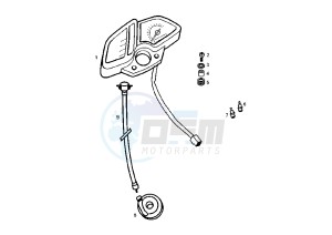 SENDA SM X-RACE - 50 cc drawing DASHBOARD UNIT