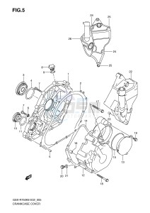 GSX-R750 (E2) drawing CRANKCASE COVER