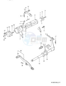 A100 (E6) drawing GEAR SHIFTING