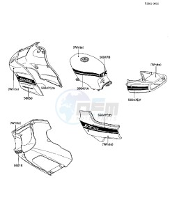 EX 500 A [EX500] (A1-A3) [EX500] drawing DECALS-- RED- --- EX500-A2- -