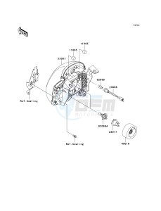 ER 650 A [ER-6N (EUROPEAN] (A6S-A8F) A6S drawing HEADLIGHT-- S- -