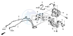 CB1300F1 CB1300SUPER FOUR drawing ABS MODULATOR